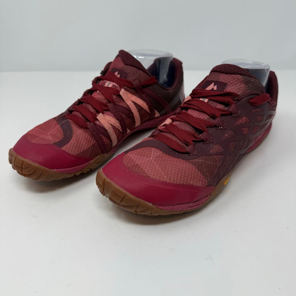Merrell Trail Glove 4 Barefoot Trail Running Shoe Women's 9.5 Red Pink